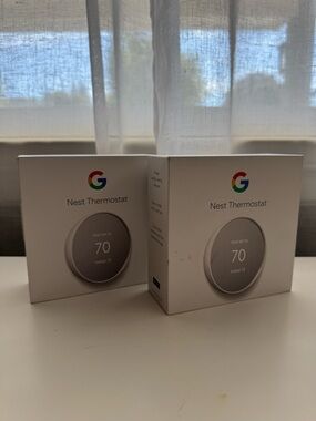 Google Nest Thermostat - White Finish